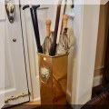 D02. Brass umbrella stand. 